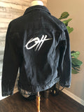 Ott Black Denim Jacket