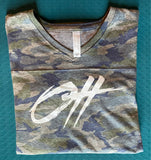 Green Camo Football Ot-tee