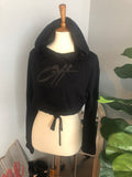 Black Out Hoodie Crop